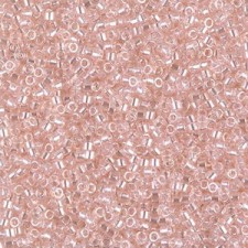 Miyuki delica beads 15/0 - Transparent pink mist luster DBS-1223